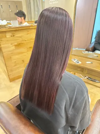 ロング カラー 髪質改善×ケアブリー チ特化【ケンタ】のヘアスタイル