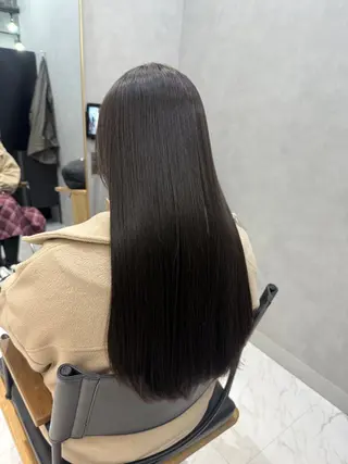 ロング カラー 透明感カラー/パーマ 🌀アオノのヘアスタイル