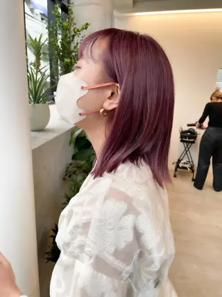 ショート カラー ヘアアレンジ ミニボブ/ブリーチ 🌈MISATOのヘアスタイル