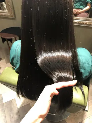 ロング カラー 韓国スタイル🇰🇷 annaのヘアスタイル