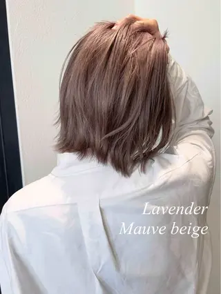 カラー ブリーチ・デザイン カラー/江原のヘアスタイル