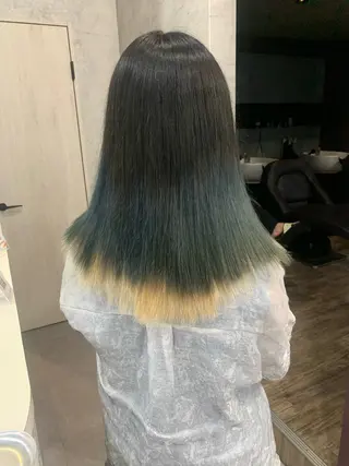 カラー 酸性ストレート 髪質改善のヘアスタイル