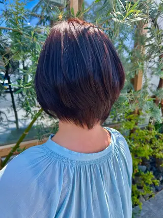 ショート カラー SOL _桐山渚のヘアスタイル