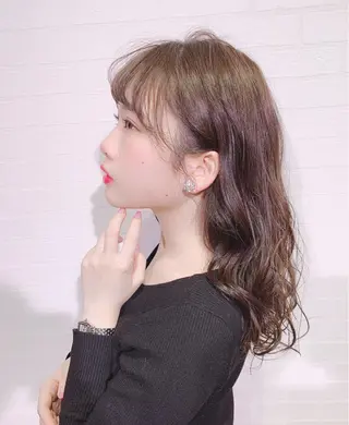 ミディアム カラー ハイトーン✨髪質改善 ✨スパ得意✨ミヤタのヘアスタイル