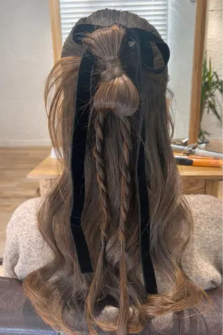 ロング ヘアアレンジ 🦋モデル募集中🦋 カナエのヘアスタイル