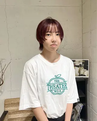 ショート かわい りほのヘアスタイル
