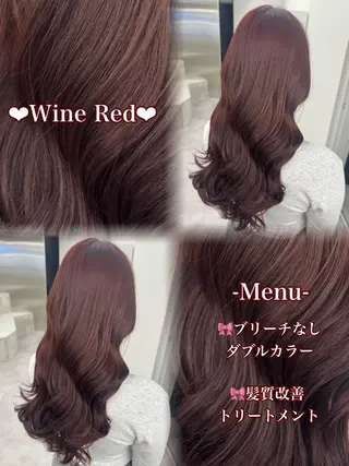 ロング カラー 🎀ブリーチ🎀栄 艶カラー/yukiのヘアスタイル