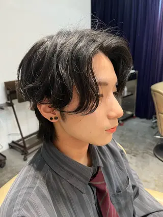 ショート 紙屋町ショート /ボブ　パーマ河内蓮のヘアスタイル