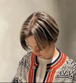カラー メンズ そら୨୧˖men's /デザインカラーのヘアスタイル