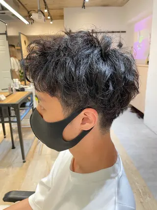 パーマ メンズ hazuki 🌝のヘアスタイル