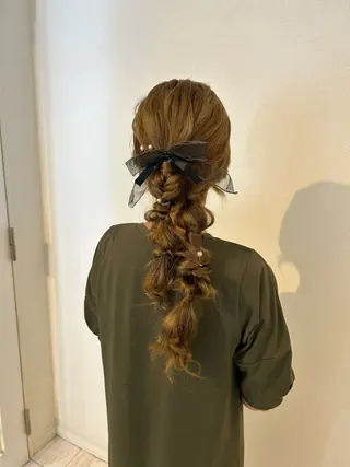 ロング ヘアアレンジ ヒナリ/まつ毛パーマ 無料モデル募集中☆彡のマツエク・マツパデザイン