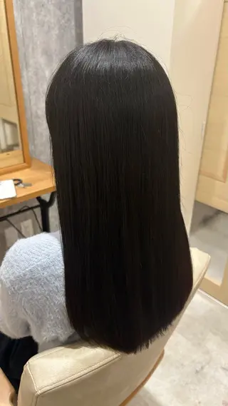 ミディアム カラー 似合わせ 顔周りYUUGAのヘアスタイル