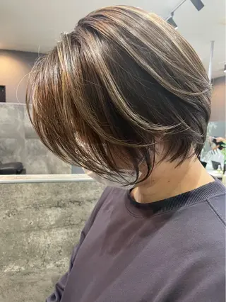 ショート カラー ✂︎GLITTER ✂︎Yuu✂︎のヘアスタイル
