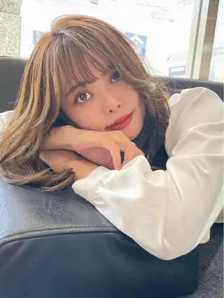 ロング カラー 🌈髪質改善💕 縮毛矯正✨青木まで✨のヘアスタイル