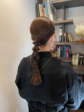 ロング リ ノのヘアスタイル