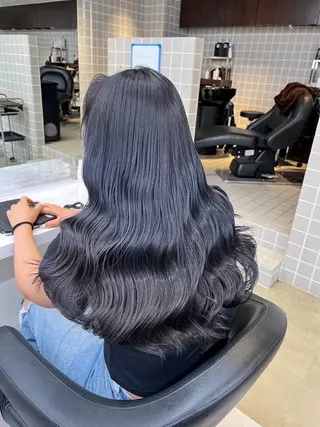 ロング カラー 🦋色落ち綺麗カラー メンズYUZU🦋‪のヘアスタイル
