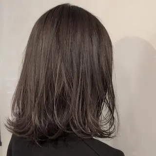セミロング カラー ボブ/ミニボブ 透明感カラーkadoのヘアスタイル