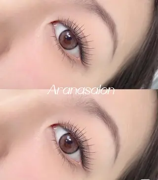マツエク・マツパ Aranasalon 上野店２のマツエク・マツパデザイン