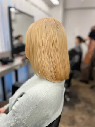 ミディアム カラー パーマ 透明感カラー特化🫧 ADLLA.栗原🦋のヘアスタイル