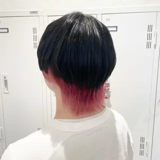 ショート カラー メンズ特化/ メンズパーマ/レイカのヘアスタイル