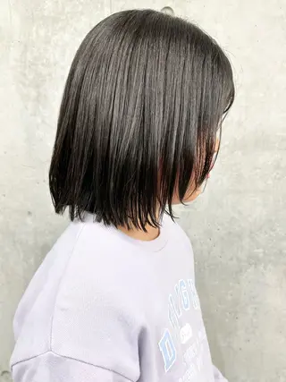 ミディアム ボブ/ゆるふわ ボブパーマ/とういのヘアスタイル