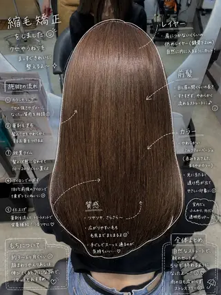 ロング カラー レイヤー×髪質改善✨ 渋谷/佐藤侑哉のヘアスタイル