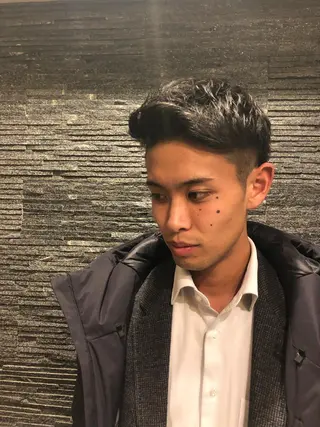 ショート メンズ 牧 颯斗のヘアスタイル