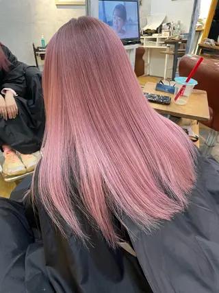 ロング カラー かわさき ともやのヘアスタイル