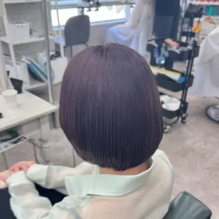 ショート カラー JUNSHIN🦋 ヘアセット／カラーのヘアスタイル