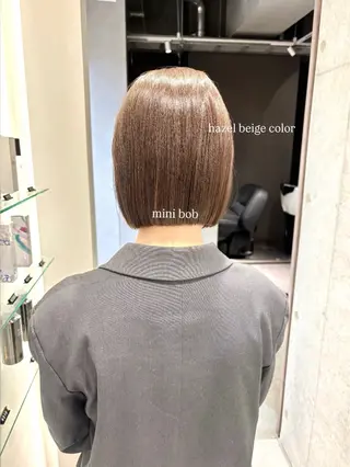 ショート 透明感カラー・レイヤ ー🎀amika🎀のヘアスタイル