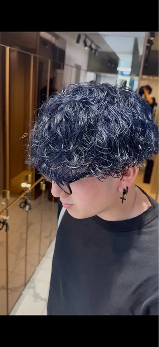 メンズ 本田 有里のヘアスタイル