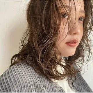 ミディアム 🍃透明感スタイル ｙｕ-ｋａ🍃のヘアスタイル