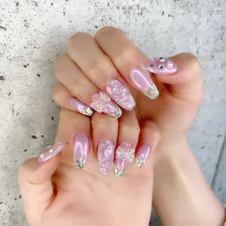 ロング カラー パーマ ヘアアレンジ メンズ キッズ ネイル マツエク・マツパ Salon Ｋのネイルデザイン