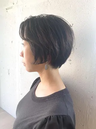 ショート ショート✨ボブ✨代表 新田見美仁のヘアスタイル