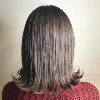 ミディアム カラー ヘアアレンジ 烏丸韓国ヘア🇰🇷 ayaka🎀のヘアスタイル