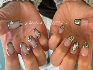 セミロング アトリエAIHA★ フィルイン推奨サロンのネイルデザイン
