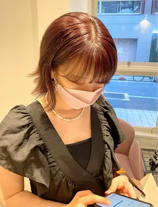 ショート カラーモデル募集中 美容室ハピスのヘアスタイル