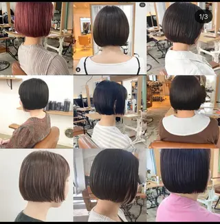 ショート ショートヘア、ボブ こやさん　コヤマのヘアスタイル