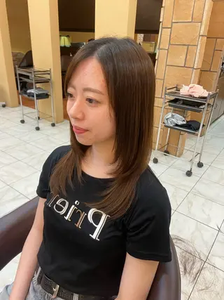 セミロング 🎀透明感カラー 🎀ナズナのヘアスタイル