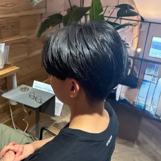 メンズ Riri/韓国風/顔 周り/レイヤーカットのヘアスタイル