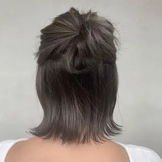ミディアム カラー ︎︎🧸 ユリ ︎︎🧸のヘアスタイル