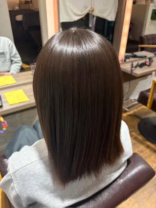 ミディアム Rito 縮毛矯正のヘアスタイル