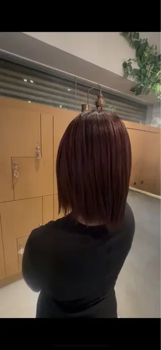 ミディアム いしはま ななかのヘアスタイル