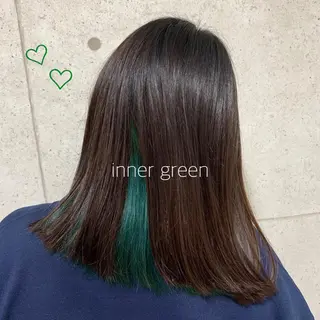 セミロング カラー 🌷お洒落推しカラー moe🐰🌷のヘアスタイル