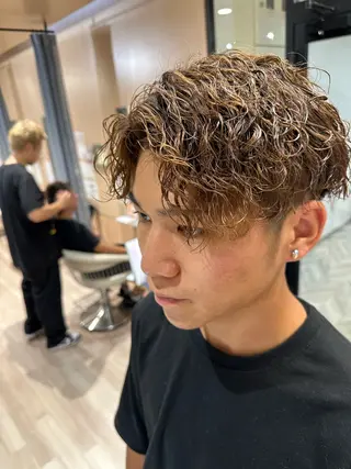 パーマ メンズ Chere狭山店 河野　真一のヘアスタイル
