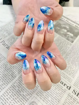 ネイル N-mode所属・yuya パラジェル/長さ出しのネイルデザイン