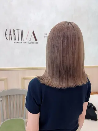 ミディアム カラー Earth中島 育枝のヘアスタイル