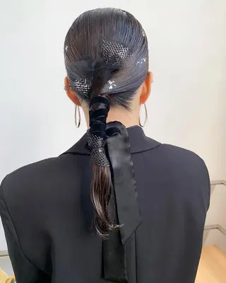 ロング ヘアアレンジ KAWATOKO MISUZUのヘアスタイル