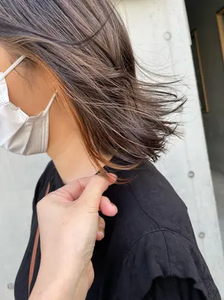 ミディアム 通い続けられるサロン ママ美容師　明日香のヘアスタイル