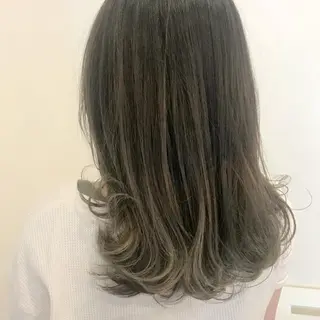 セミロング カラー メンズ限定クーポン シェアサロン博多のヘアスタイル